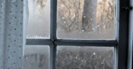 l'humidité présente sur une fenêtre qui peut être liée à une bronchite